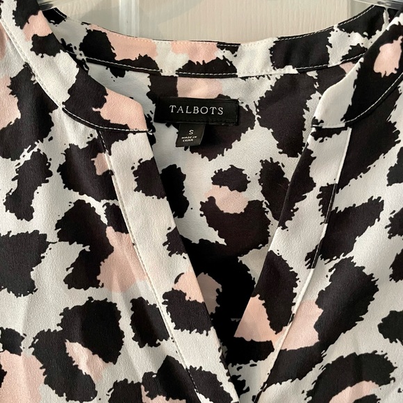 Talbots leopard print blouse - Picture 2 of 3